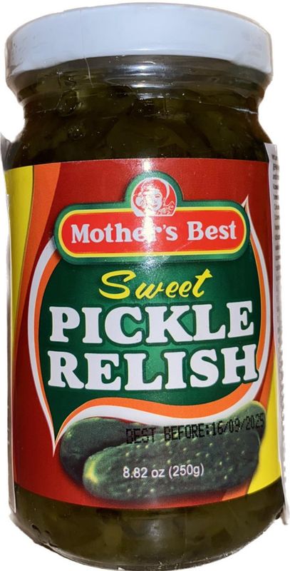 Mothers Best Pickled Relish 250g.