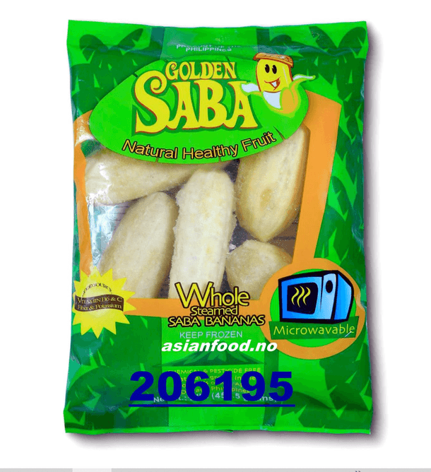 Hovedbilde GOLDEN SABA Steamed banana 454g.WHOLE