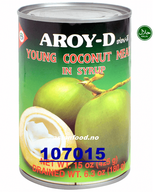 Hovedbilde AROY-D Young Coconut meat in syrup425g.