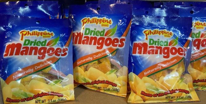 Hovedbilde Philippine Brand Dried mango Sliced 100g.