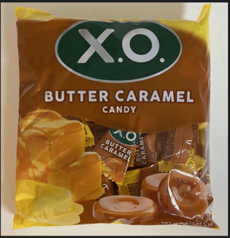 X.O. ButterCaramel Candy50s 250g.