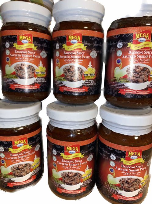 Hovedbilde MEGA Bagoong shrimp paste HOT&SPICY250g.