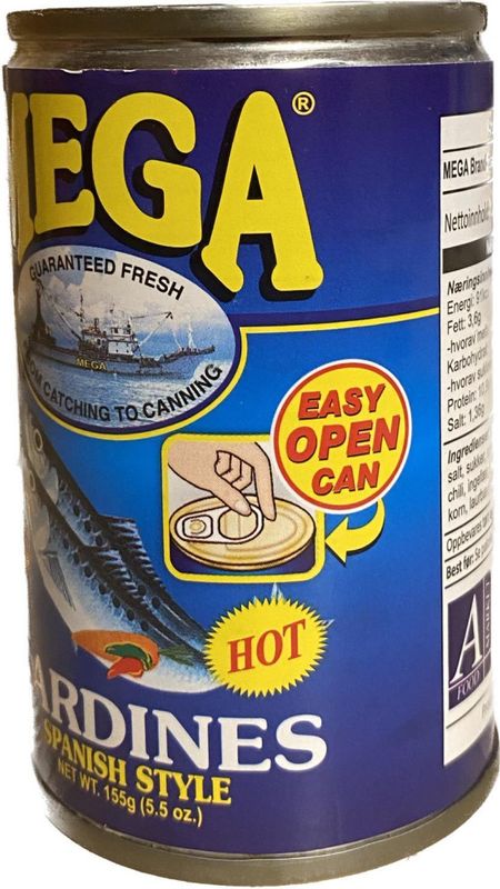 MEGA Sardines Spanish Style hot 155g